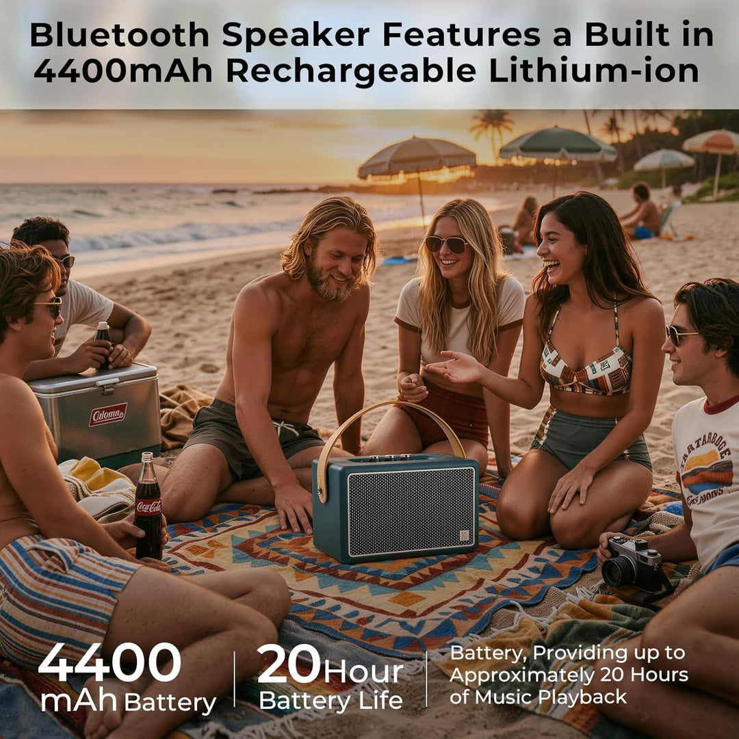 KONEX - Altavoz Bluetooth, altavoz Bluetooth vintage, altavoz Bluet...
