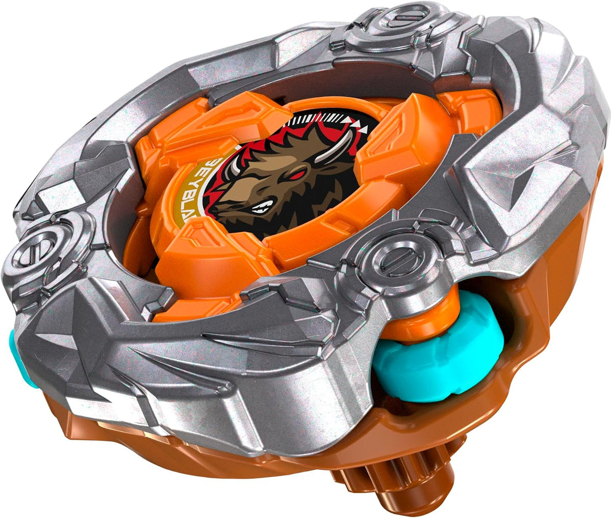 Hasbro Beyblade X Valor Bison FB UX Infinity Starter Pack Set, Takara Tomy Spinning Top (tipo resistencia) y arrancador, juego Battle Spinner, juguete, a partir de 8 años