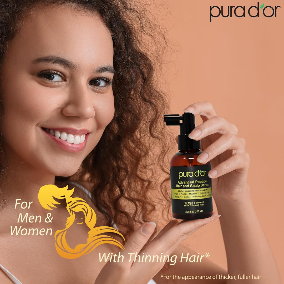 PURA D'OR Advanced Hair &amp; Scalp Serum 3.38 oz \u2013 Tratam...