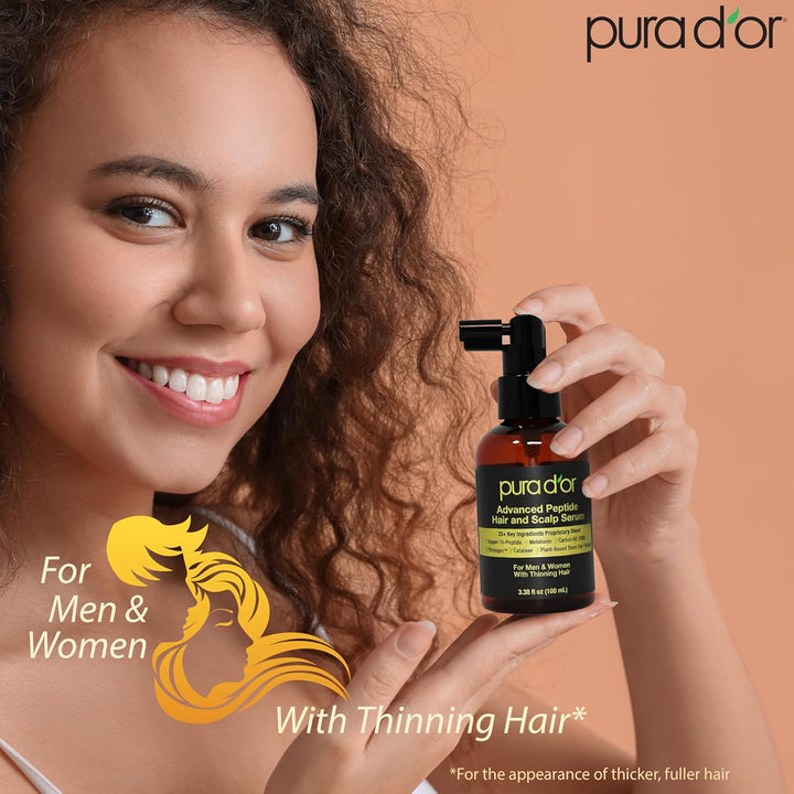 PURA D'OR Advanced Hair &amp; Scalp Serum 3.38 oz \u2013 Tratam...