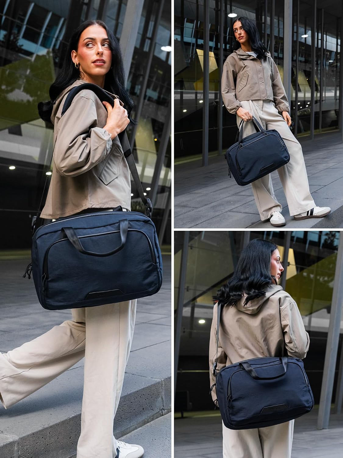 ALPAKA Bravo Brief - Portafolio para laptop de 16 pulgadas, bolsa de hombro de negocios con protección contra la intemperie, bolsa de mensajero para hombres para trabajo y viajes