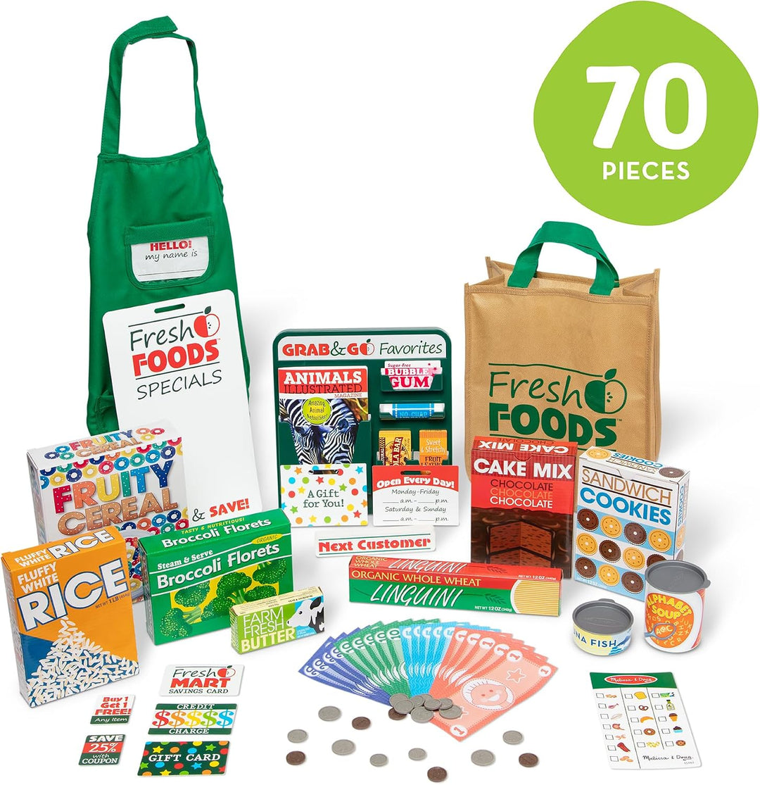 Conjunto de piezas complementarias para juego de roles en tienda de...