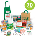 Conjunto de piezas complementarias para juego de roles en tienda