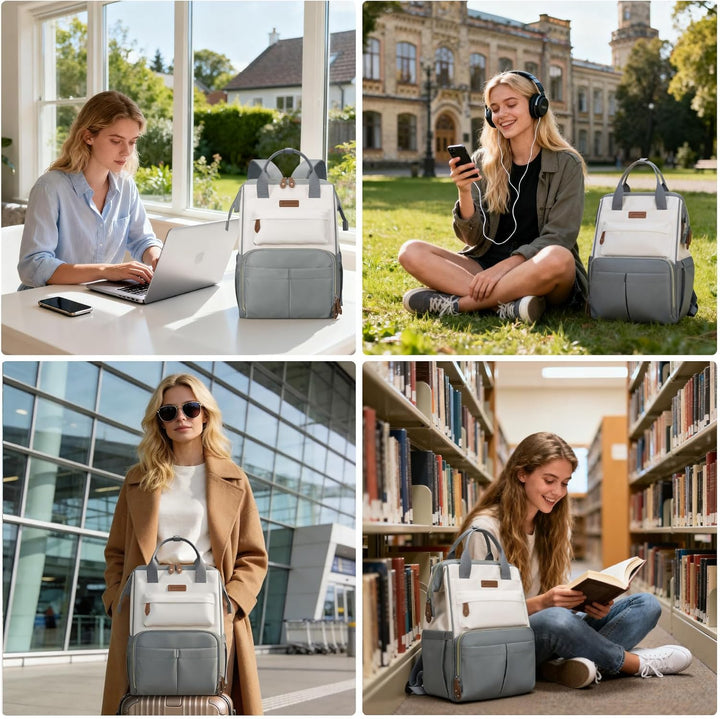 Maelstrom Mochila para laptop, se adapta a mochila de viaje de 15.6...