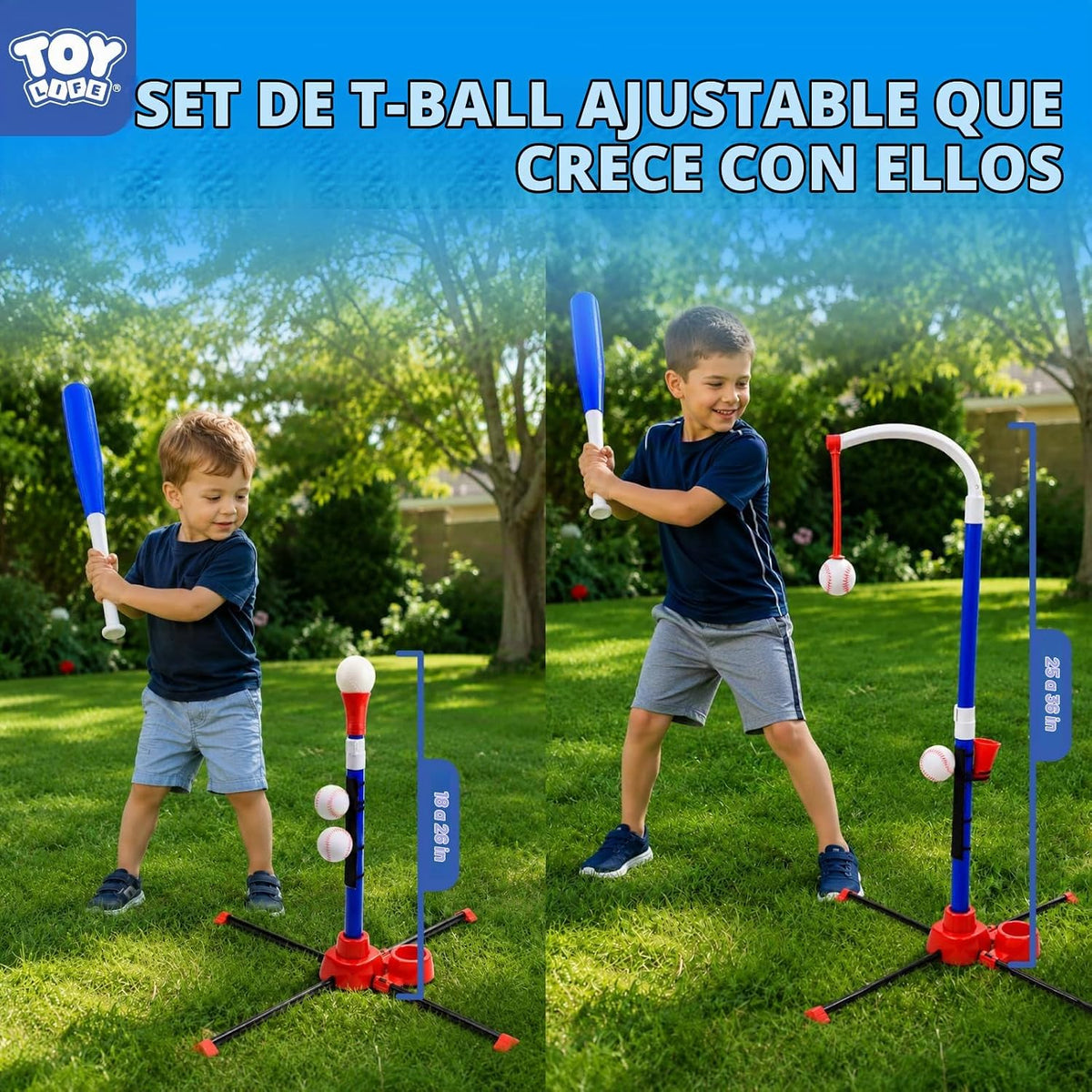 TOY Life Juego de bolas 4 en 1 para niños pequeños de 3 a 5 años con