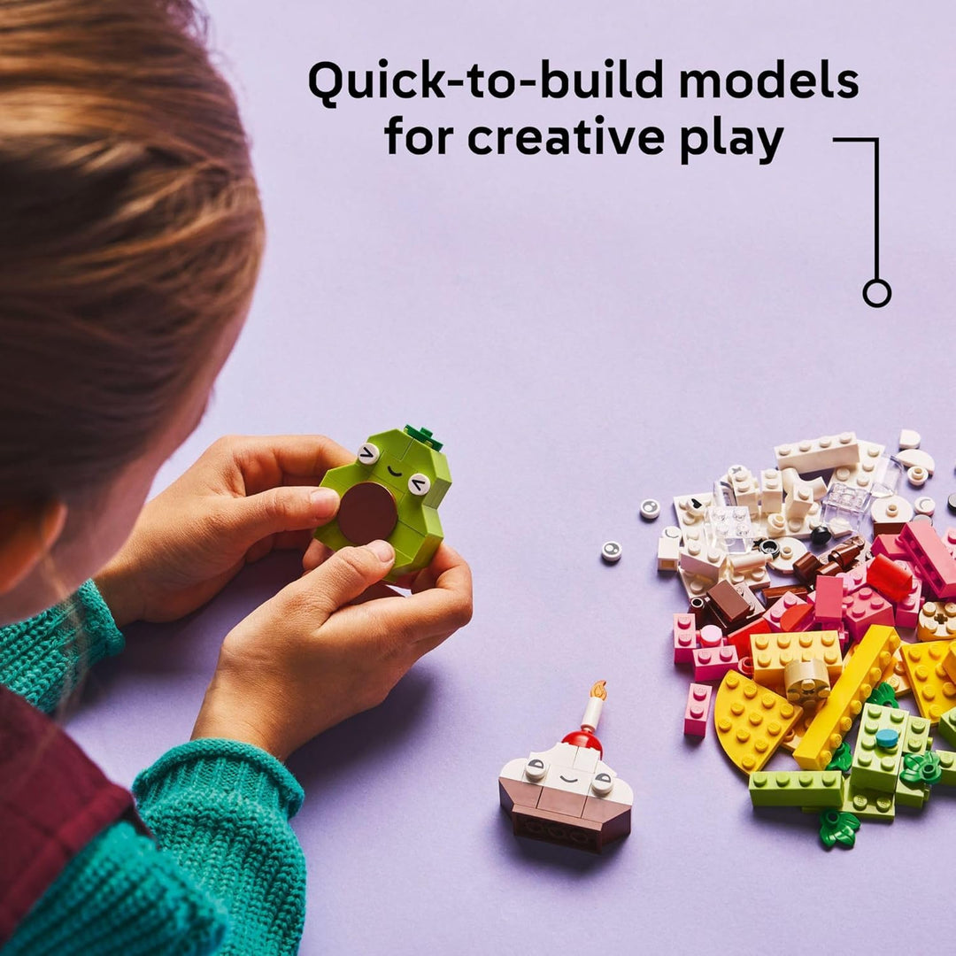 LEGO Classic Creative Food Friends - Juego de juguetes de