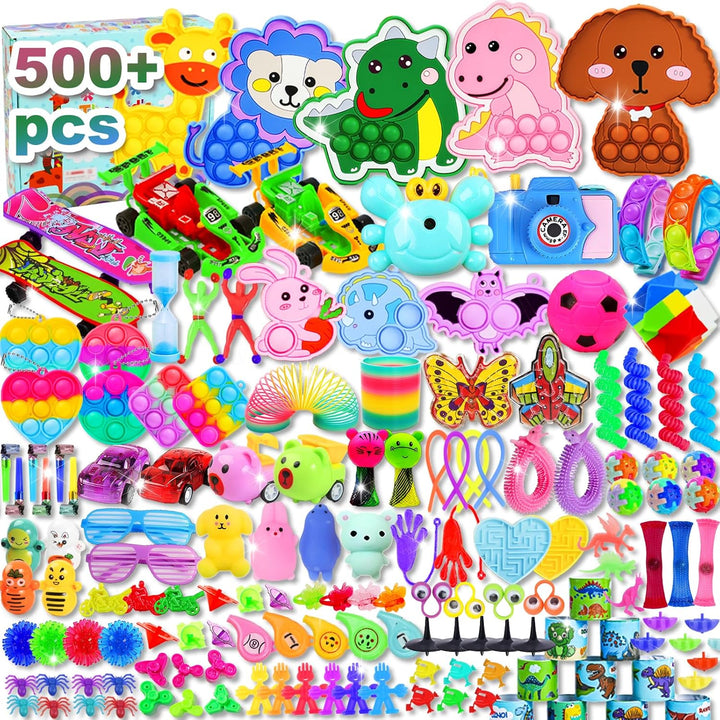 500 piezas de recuerdos de fiesta para niños, juguetes fidget a gra...