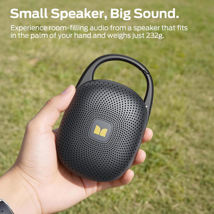 Monster Altavoz de clip con mosquetón, altavoz de ducha Bluetooth 6...