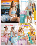 Regalos para niñas de 5 6 7 8 9 10 años de edad, bolsa de viaje para bailar