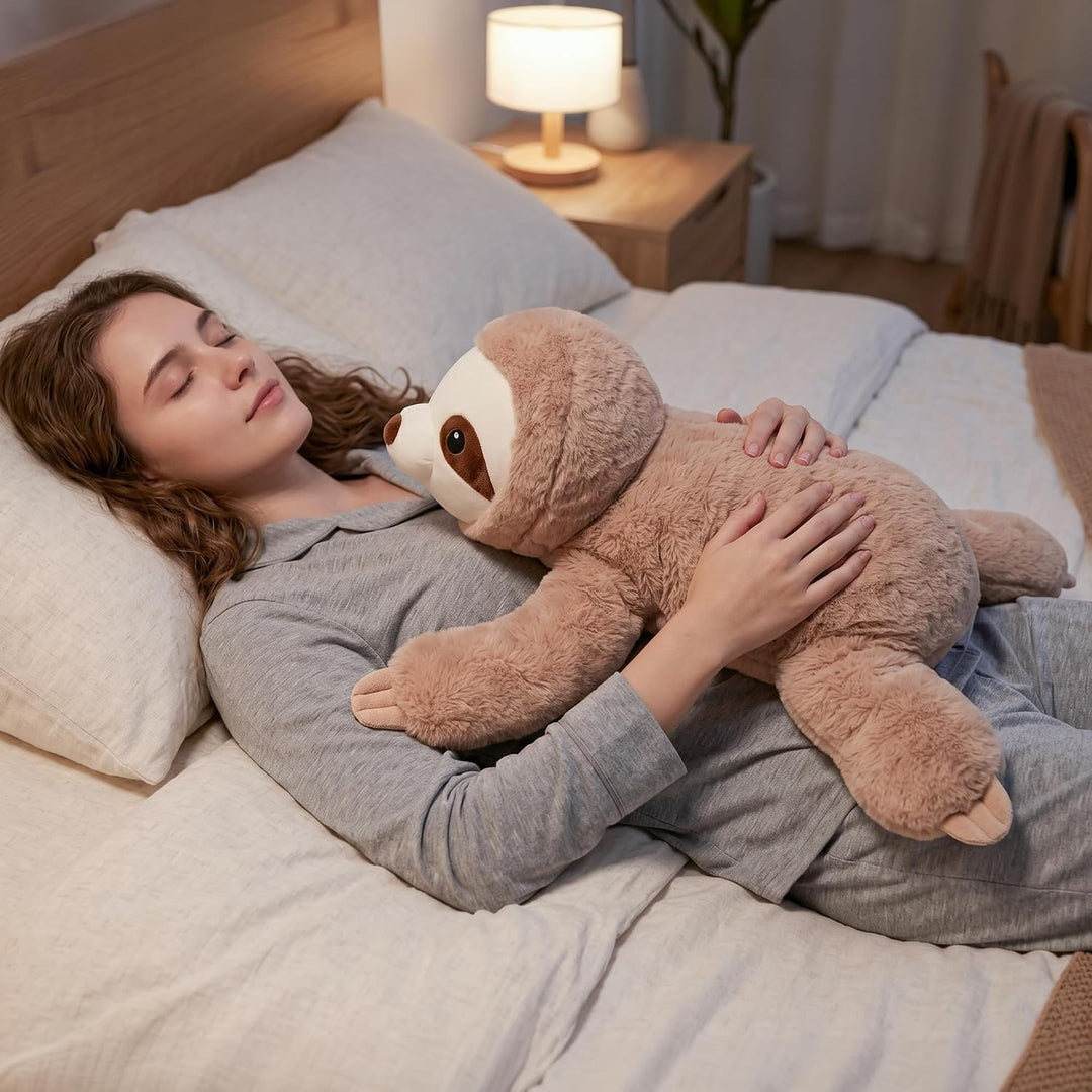 Juguete de Peluche de Perezoso con Peso, con Ojos Bordados, Paquete...