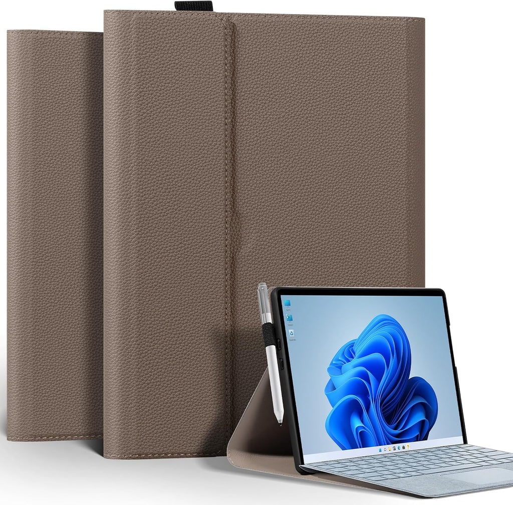 Funda para Surface Pro 9/10/11 de 13 pulgadas 2022/2024, color marrón grisáceo