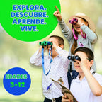 Binoculares para niños de 3 a 12 años, 8 x 21 pulgadas
