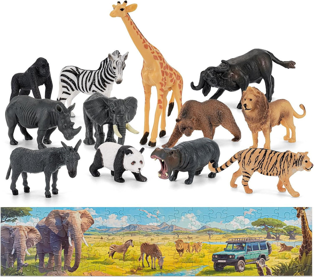 THINKBAY Juguetes de figuras de animales árticos \u2013 16 figuras...