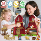 Juguete Montessori para niños pequeños de 1 a 3 años, molino de viento, regalo para bebés niños y niñas