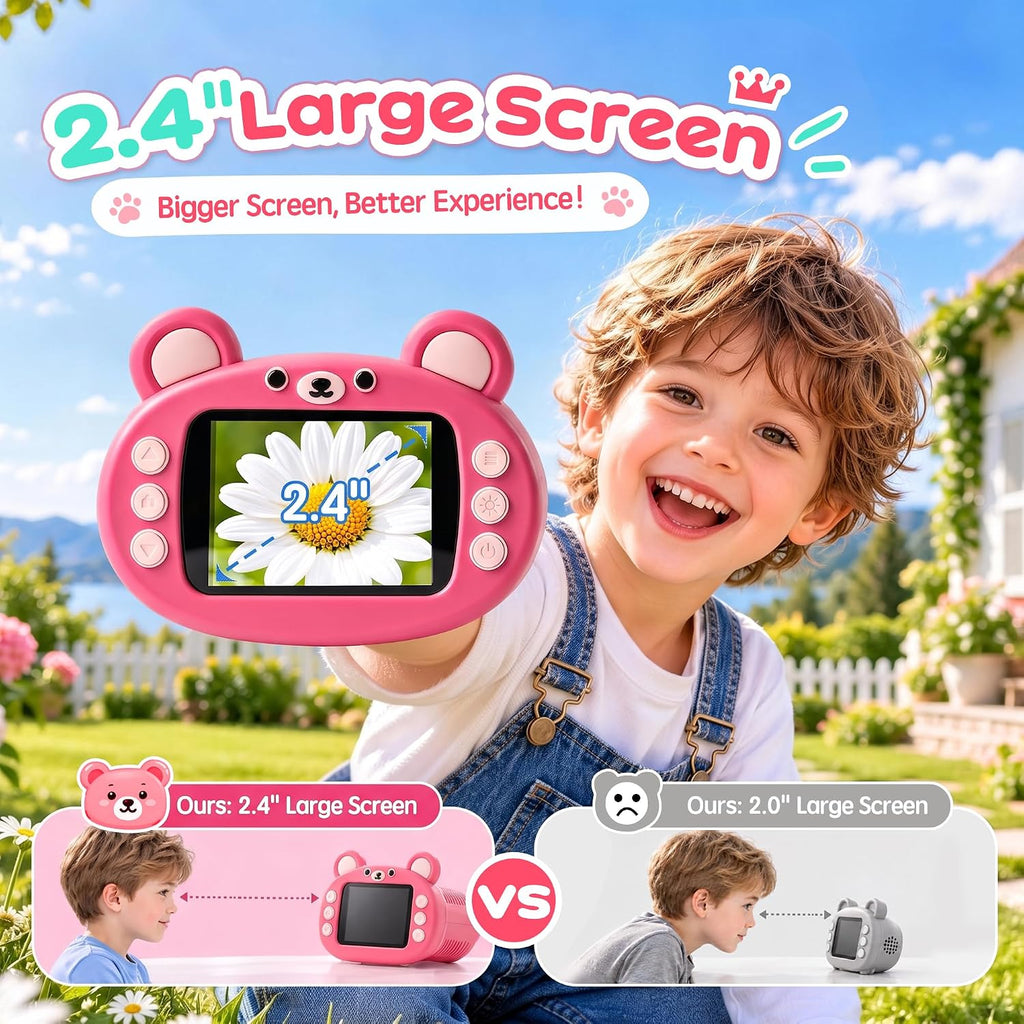Microscopio digital portátil 1000X 2.4 para niños: juguete STEM y regalos