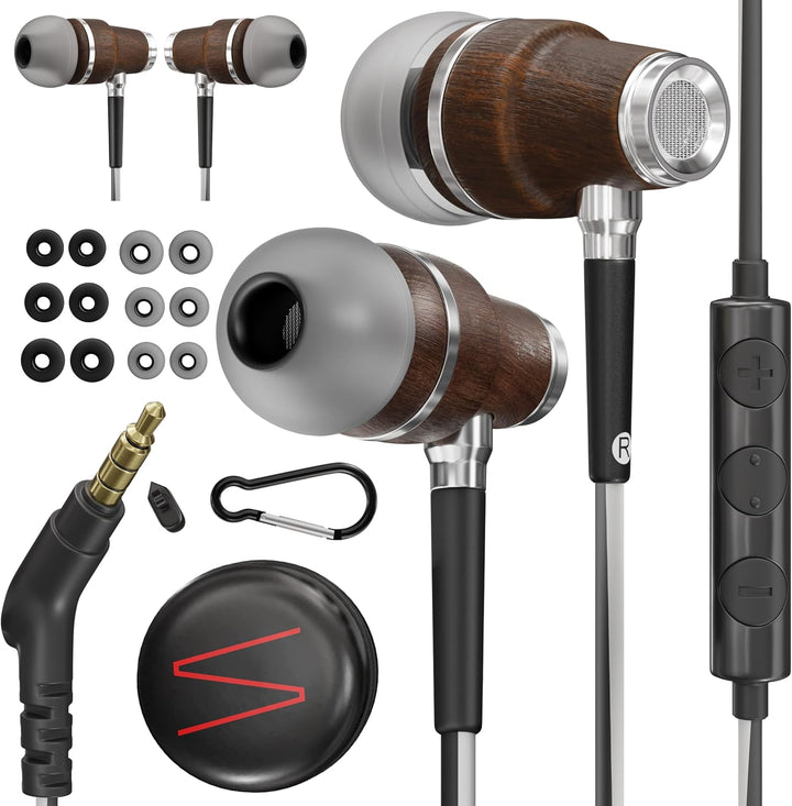 Auriculares sintonizados NRG 3.0 Premium Madera aisladores de sonid...