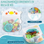 LZZAPJ Juguetes de baño para bebés de 1 a 3 años, juguete de bañera para niños con 36 letras y números de espuma para el baño, juegos de pesca con red de pescar, juguete de piscina con bolsa de