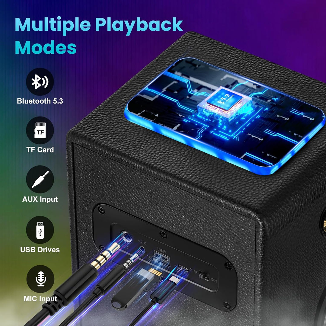TAMPROAD Altavoz Bluetooth, altavoces inalámbricos de 120 W de pote...