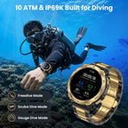 KOSPET Reloj inteligente Tank T4 Special Edition, GPS de doble banda, mapas