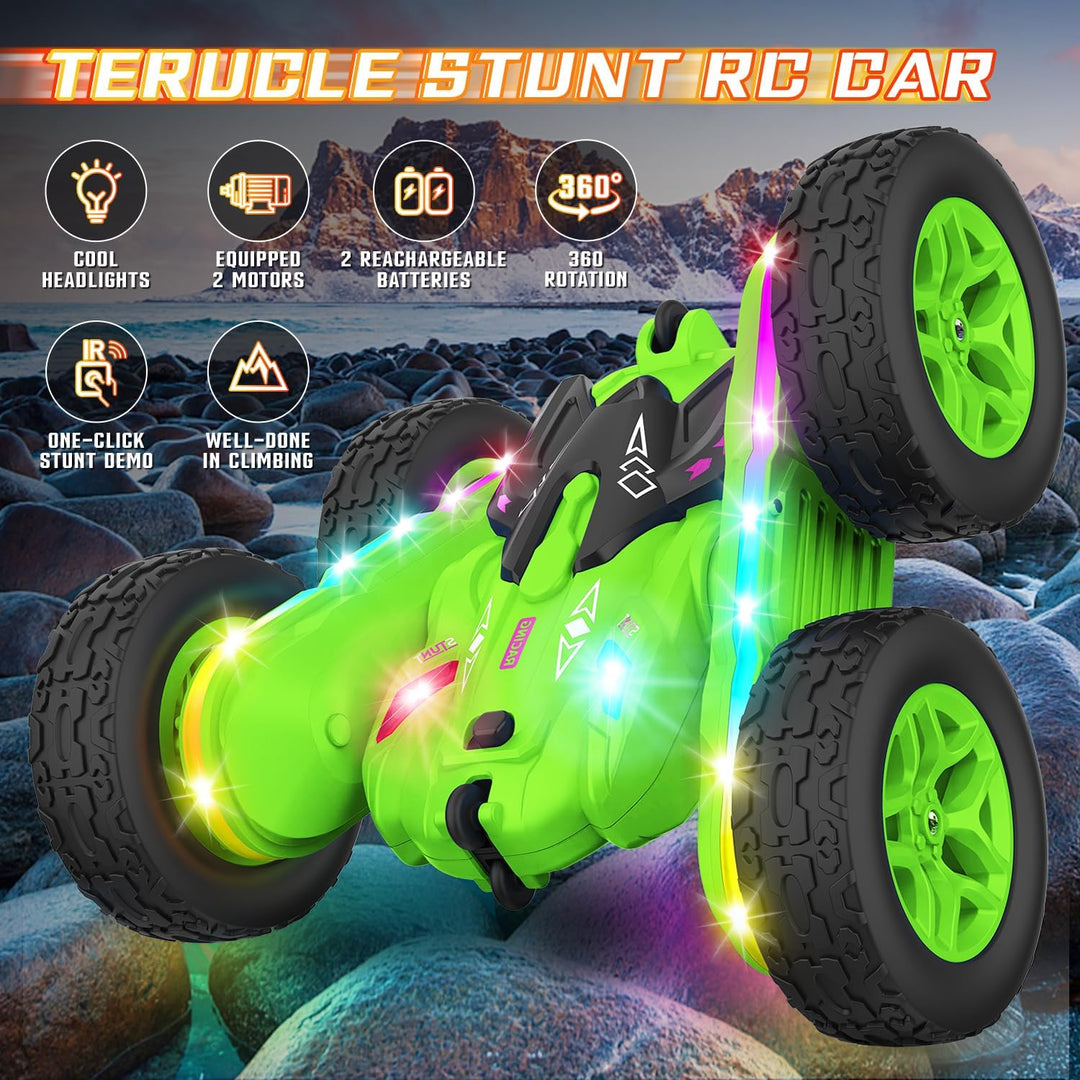 Terucle Coche de Control Remoto, Coches RC Acrobacias Juguetes de C...