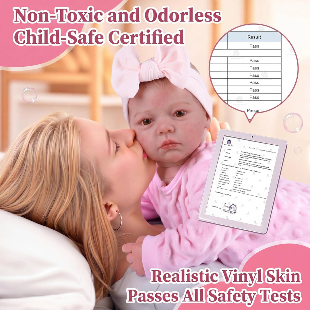 BABESIDE Reborn Baby Dolls - Muñeca realista de vinilo suave de 20...