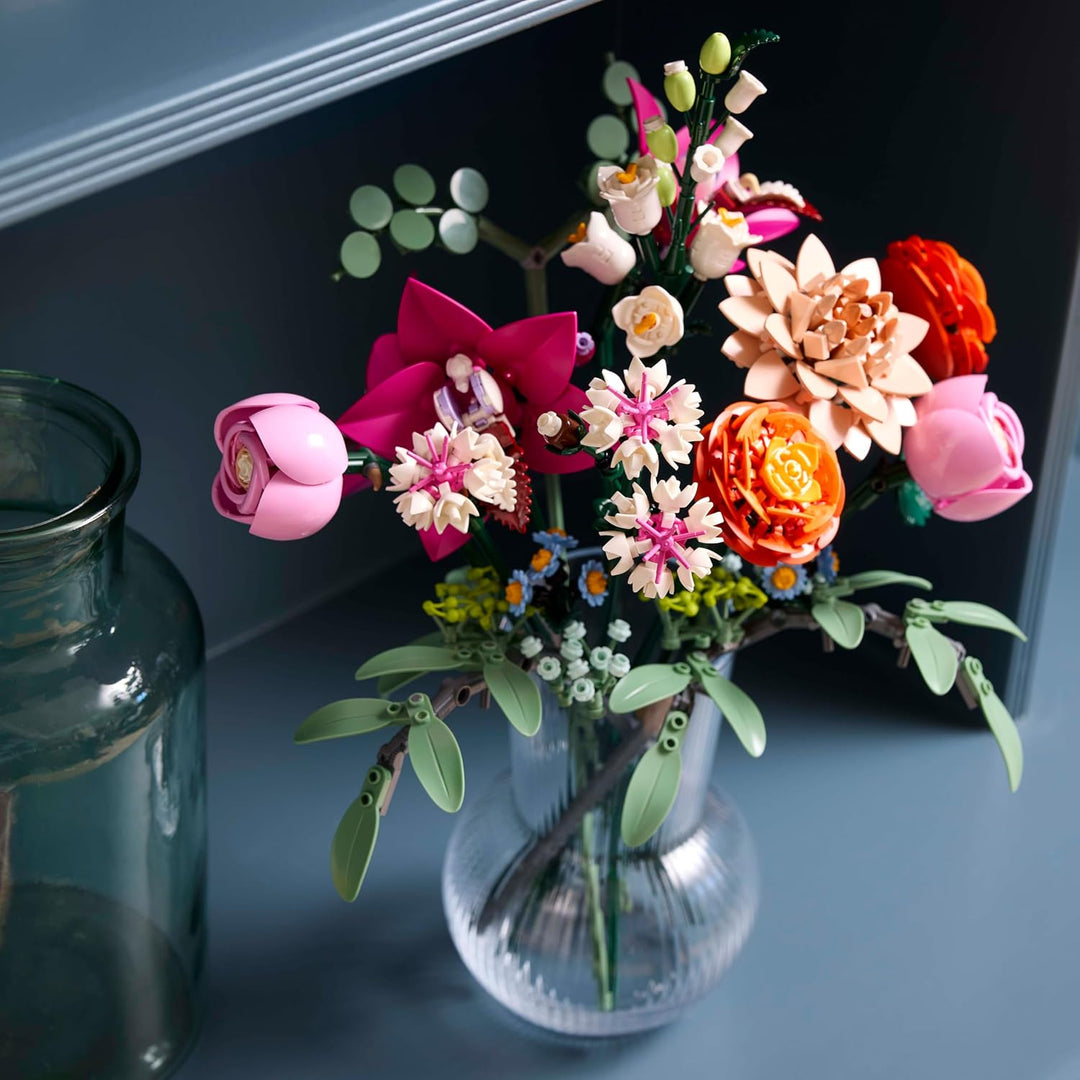 Bundle of LEGO Art Love + Botanicals Pretty Pink Flower Bouquet Set...