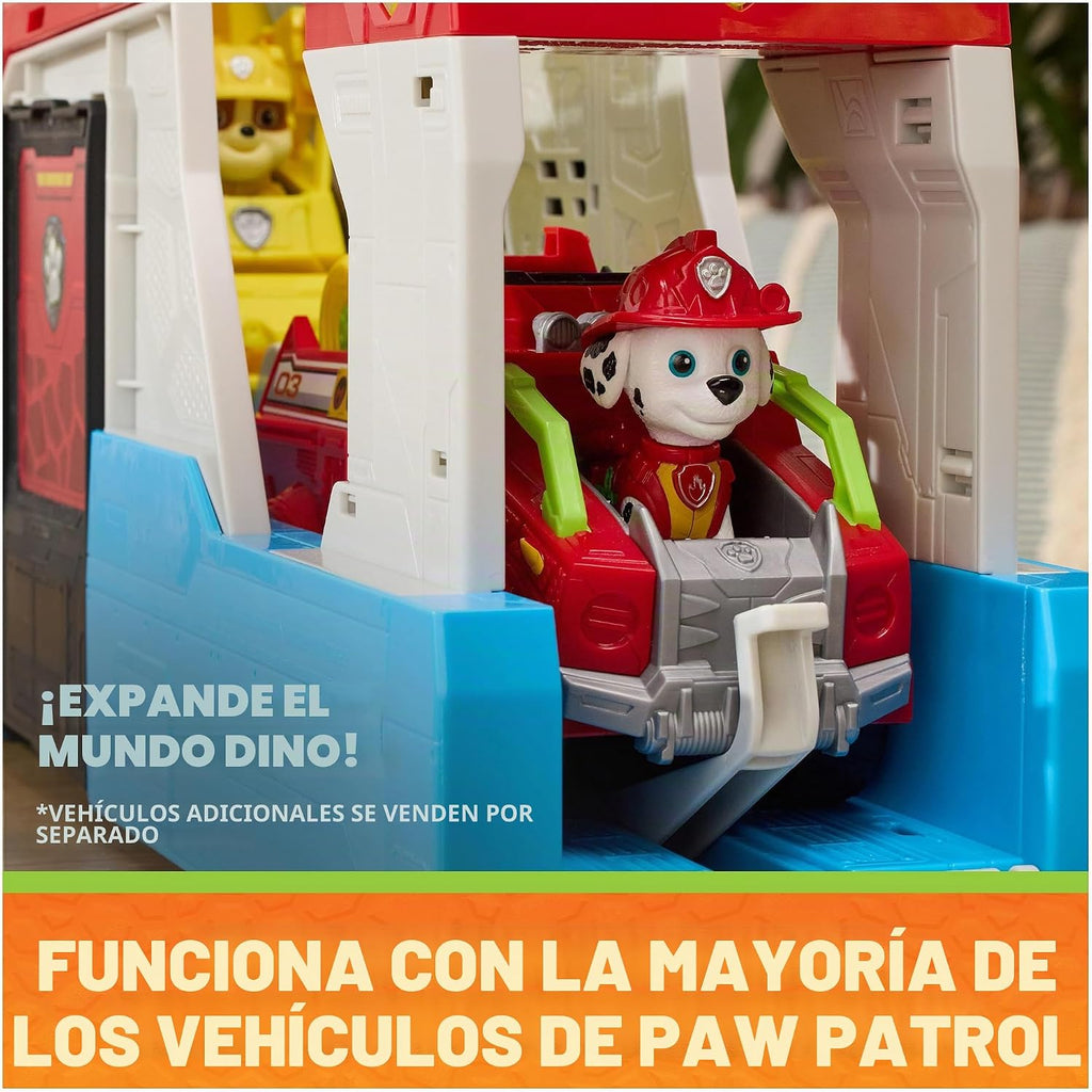 PAW Patrol: Dino Movie, Dino Mobile Headquarters, 2-en-1 Playset