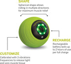 Trigger Point Performance TriggerPoint MB Vibe Pelota de masaje vibratoria de 3 velocidades