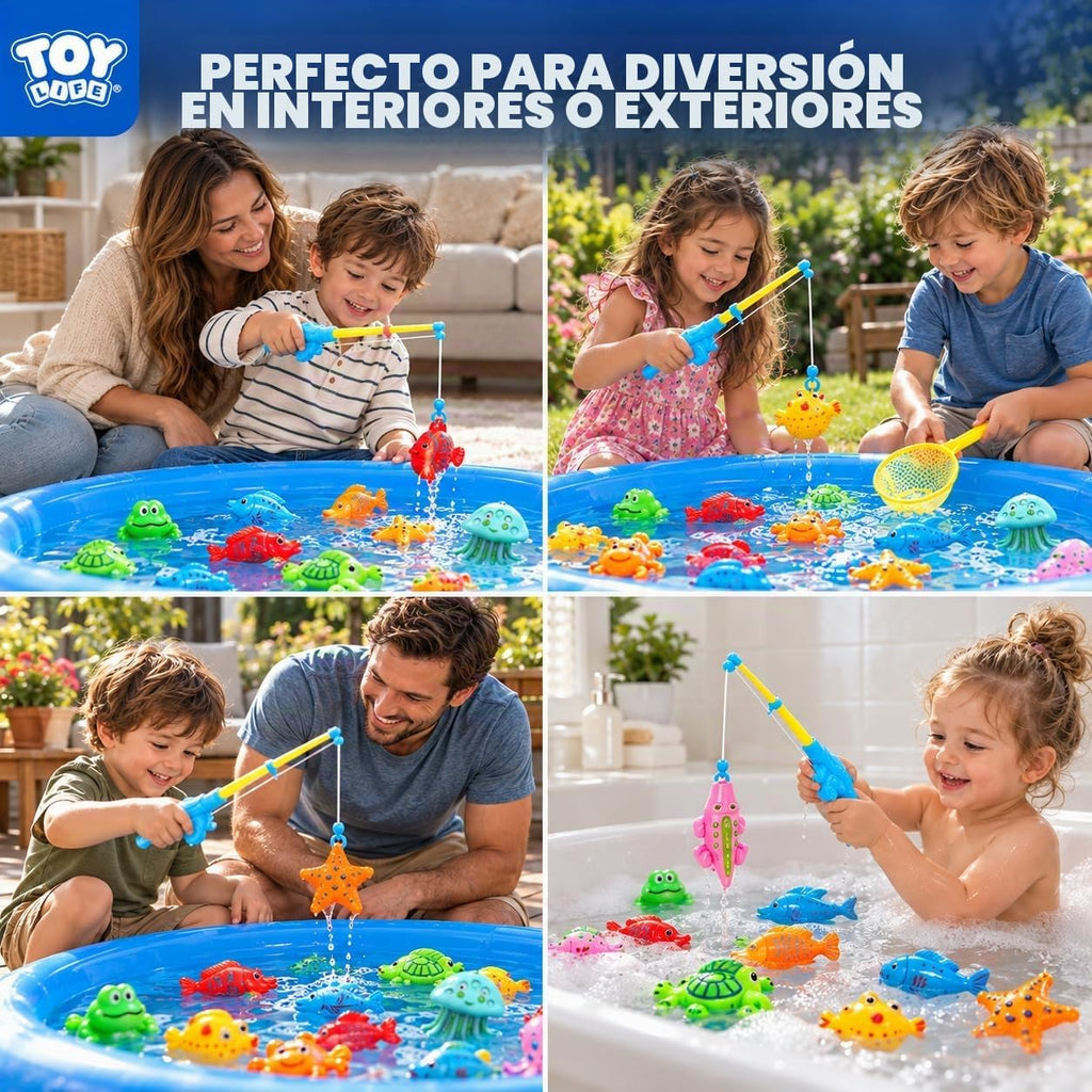 TOY Life Magnetic Fishing Game para Kids, Bathtub y Pool Toy, Ages 3-5
