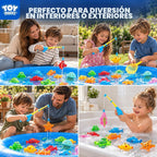 TOY Life Magnetic Fishing Game para Kids, Bathtub y Pool Toy, Ages 3-5