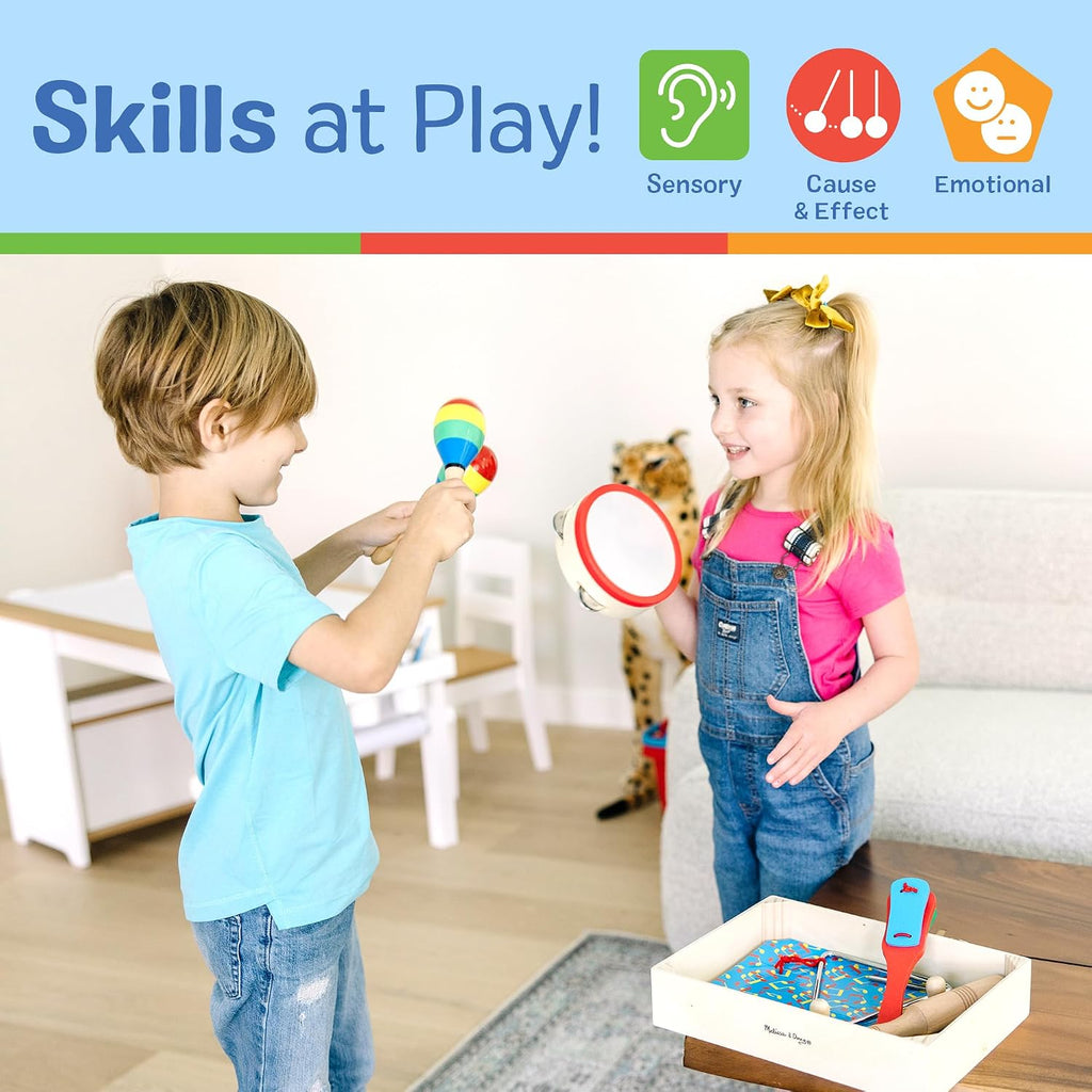 Juego musical Band-in-a-Box Clap! Clang! Tap! de Melissa & Doug