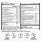 Nature's Lab Six Daily Advanced Multivitamínico - Más de 90 nutrientes, minerales