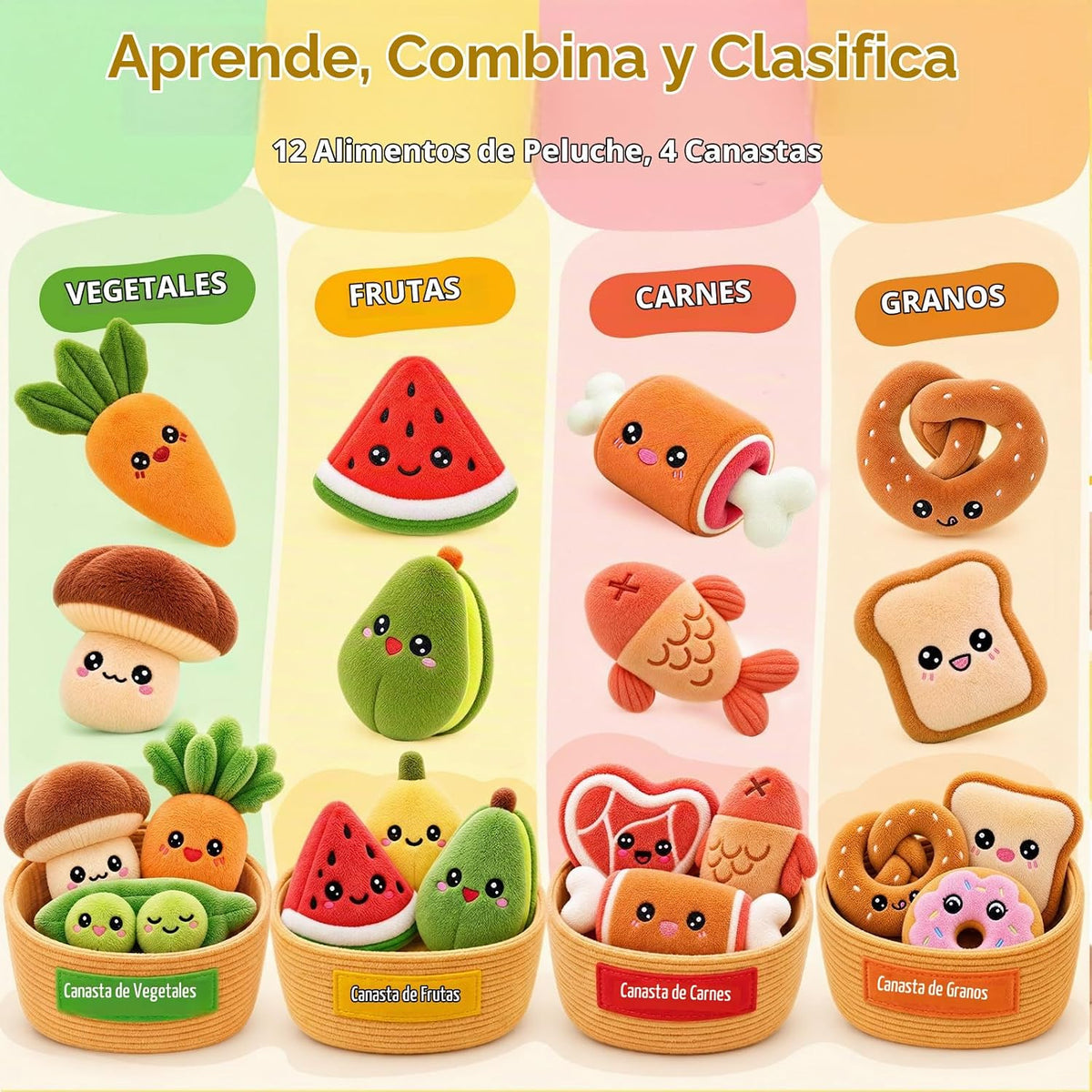 Juguetes para bebés de 6 a 12 meses, 16 piezas Montessori de