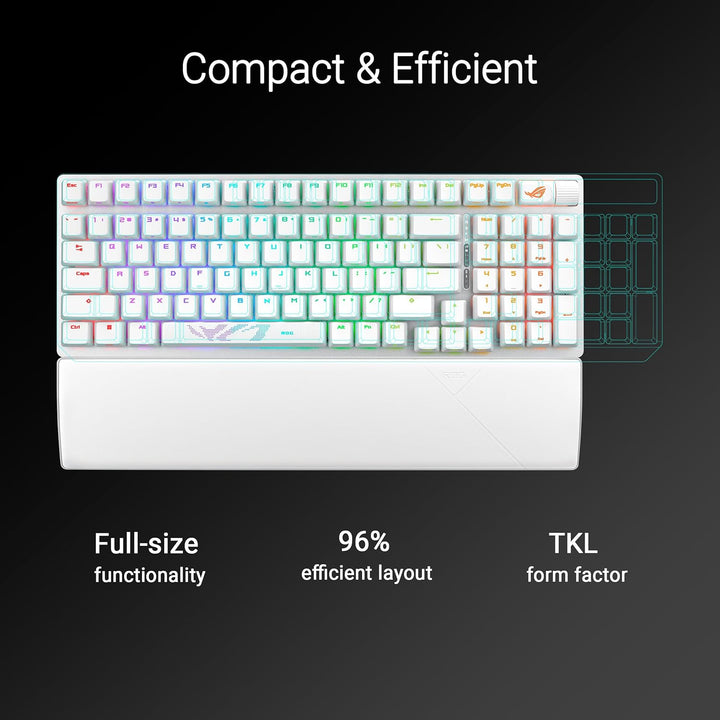 ASUS ROG Strix Scope II 96 Teclado Mecánico Inalámbrico para Juegos...