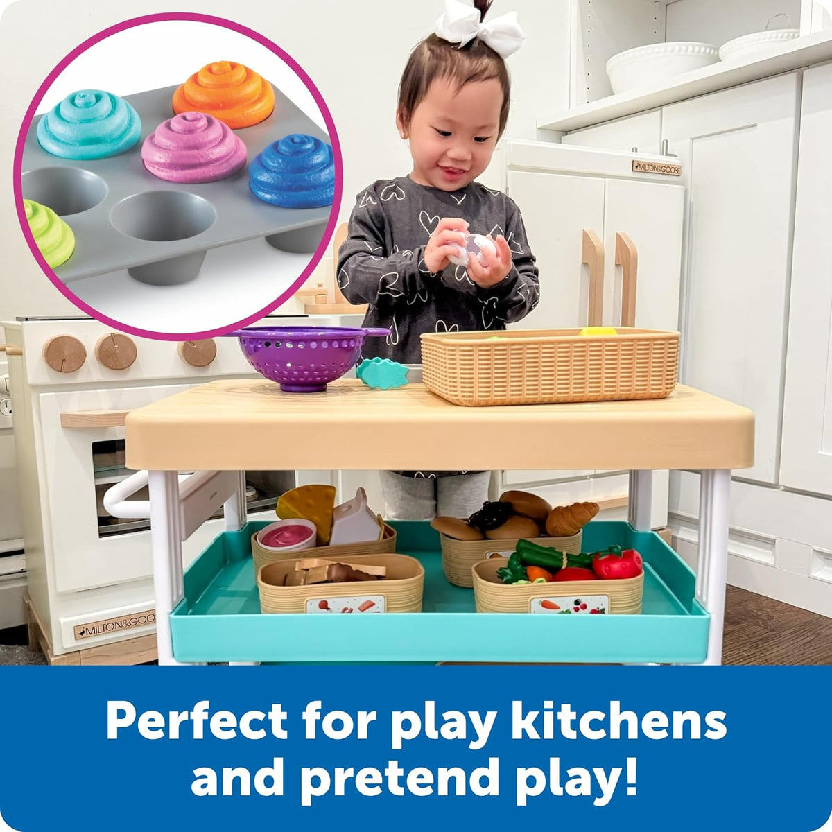 Clasificación de formas en forma de madalenas, Smart Snacks de Learning Resources