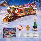 HOGOKIDS Calendario de Adviento 2026 Juguete de construcción de tren de pan