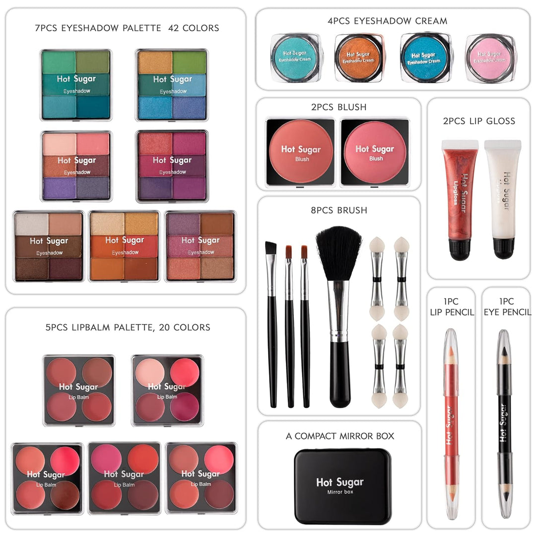 Kit de Maquillaje Hot Sugar para Chicas Adolescentes - Juego Comple...