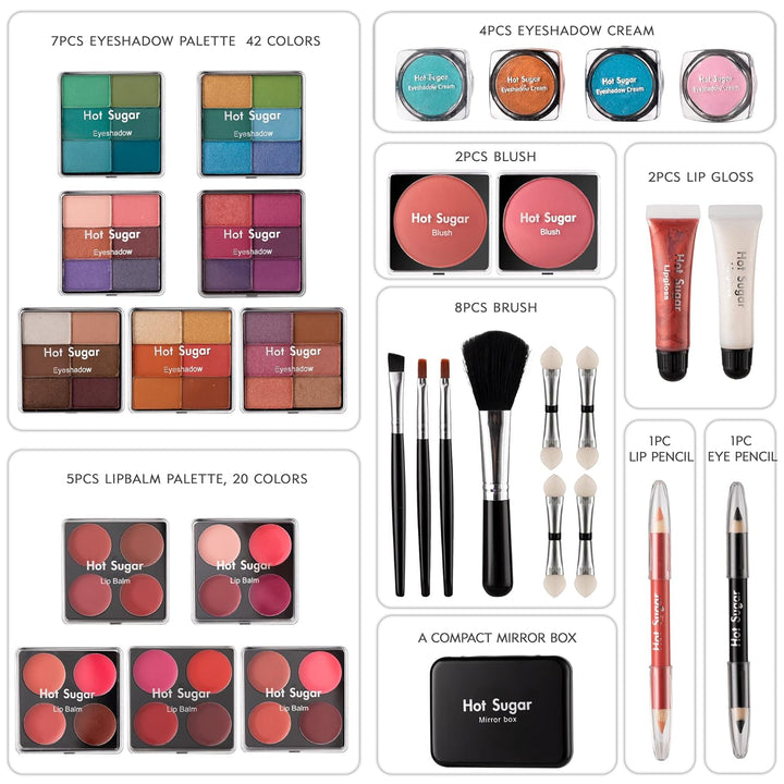Hot Sugar Kit de maquillaje para niñas adolescentes \u2013 Juego co...