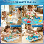 HONGTUO Cubo sensorial Ocean con arena de juego de 3.3 libras, kit de