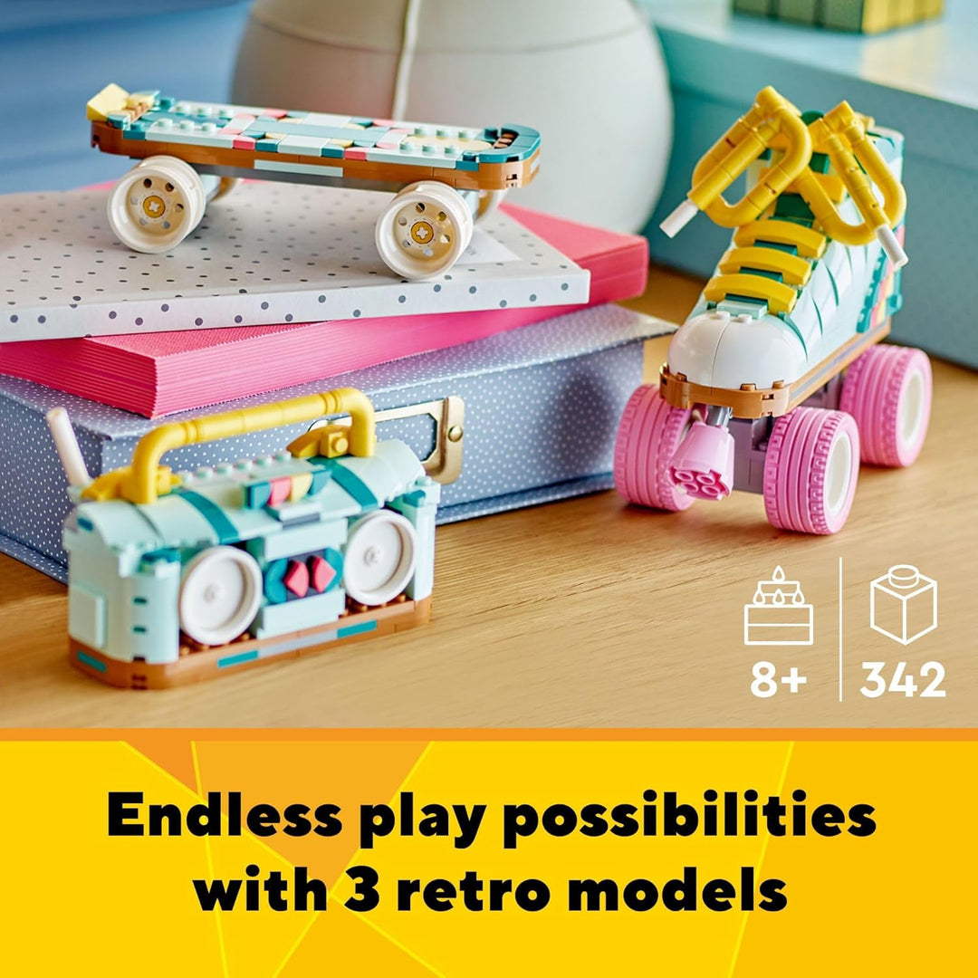 LEGO Creator 3 en 1 Kit de Construcción de Patín Retro Se