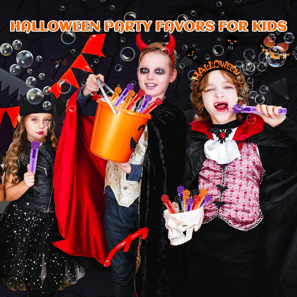 80 piezas de recuerdos de fiesta de Halloween para niños, mini varitas de