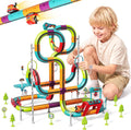Juego de tren eléctrico para niños de 8 a 12 años, pista de cubo de