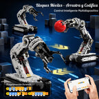 Gohero Kit de brazo de robot con seguimiento técnico 1468PCS STEM Control