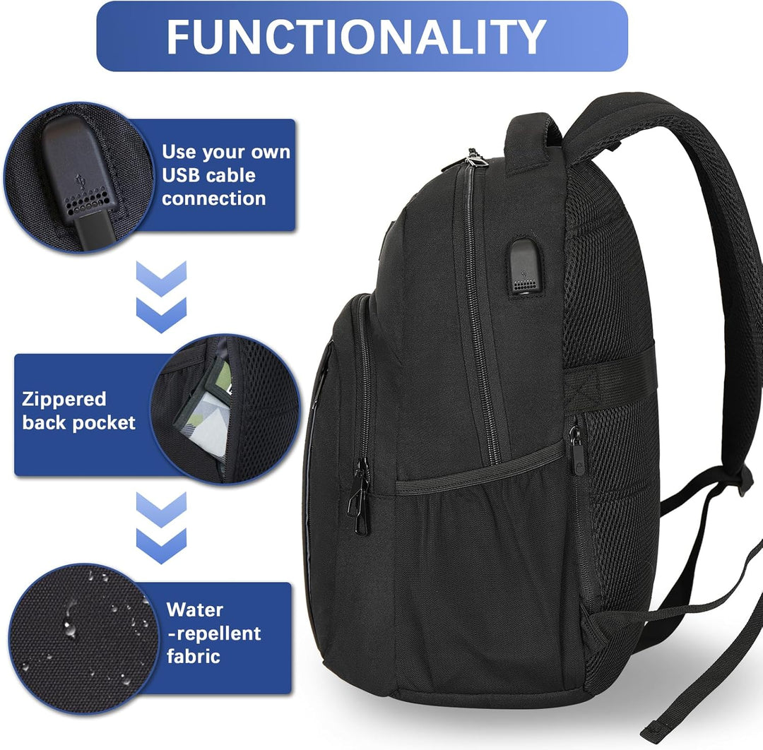 LARIPOP - Mochila para laptop de viaje de 15.6 pulgadas, mochila pa...