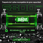 Ukor Carga rápida 4x5800mWh Batería recargable con cargador para controlador Xbox Baterías recargables Xbox para Xbox One & S & X & Elite, Xbox Series X y S