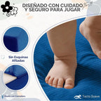 Juguetes de escalada para niños pequeños con hoyo de pelotas, 7 piezas de bloques de escalada de espuma para bebés con piscina de bolas, juego suave de actividades de escalada para niños