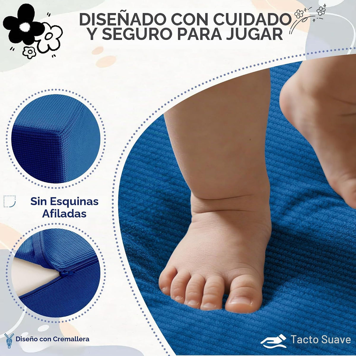 Juguetes de escalada para niños pequeños con hoyo de pelotas, 7 piezas de bloques de escalada de espuma para bebés con piscina de bolas, juego suave de actividades de escalada para niños
