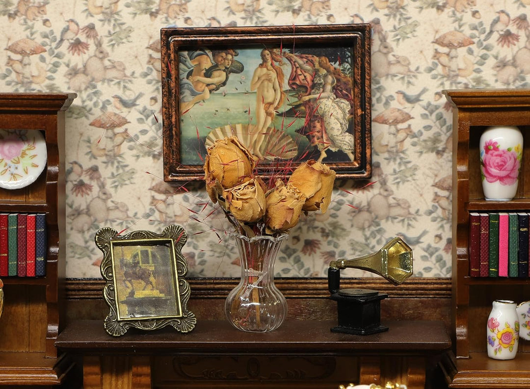 iLAND Juego de muebles de casa de muñecas victoriana, muebles y acc...