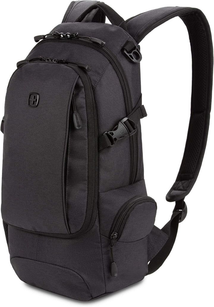 SwissGear 3598 Mochila Mochila de Día Estrecha, Gris oscuro