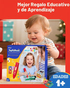 KOKODI Juego de 30 libros pequeños, 30 libros de audio interactivos, libros de sonido para niños, juguetes electrónicos de aprendizaje para niños y niñas, 30 libros de palma enfocados en mini libros de tablero para aprendizaje educativo de libros de bloqu